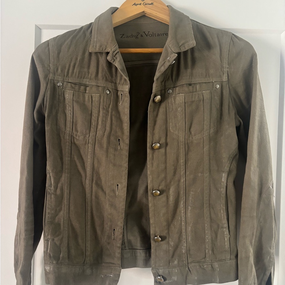 Zadig & Voltaire Olive Green Jacket